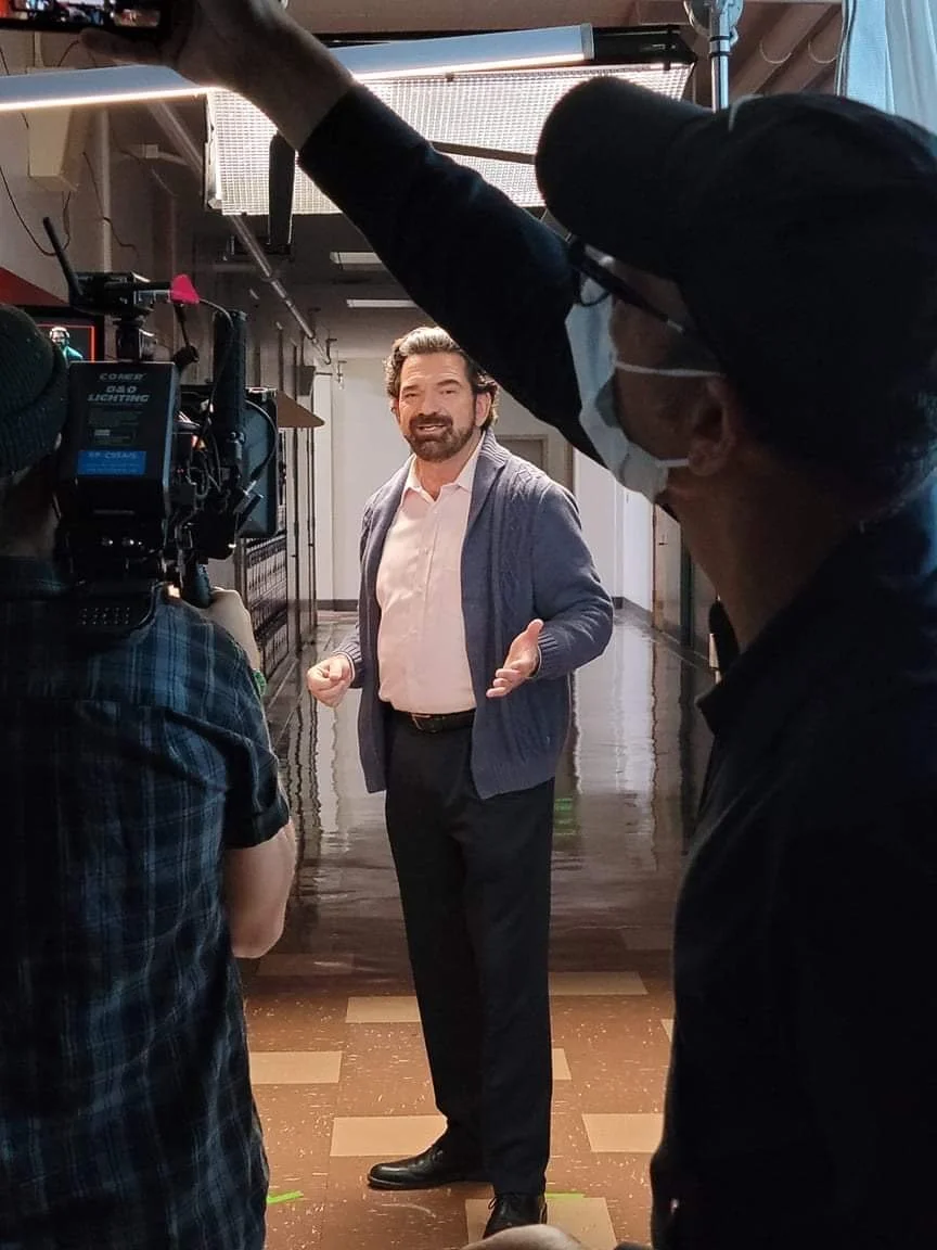 Nick on movie set.JPG