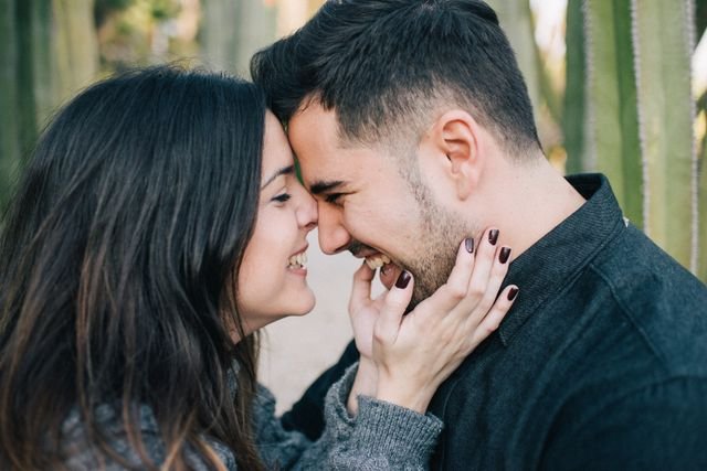 a very happy couple