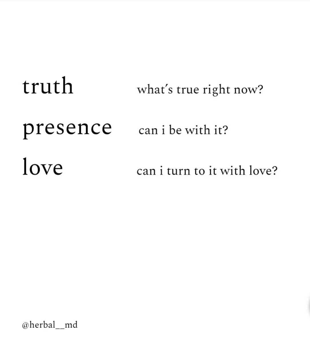Truth can be confusing, uncomfortable to be with, and difficult to turn to with love.
 
Truth can also arrive with clarity, a joy to be with, and easy to turn to with loving kindness.

Both versions are welcome 🌸 to practice, over and over again.