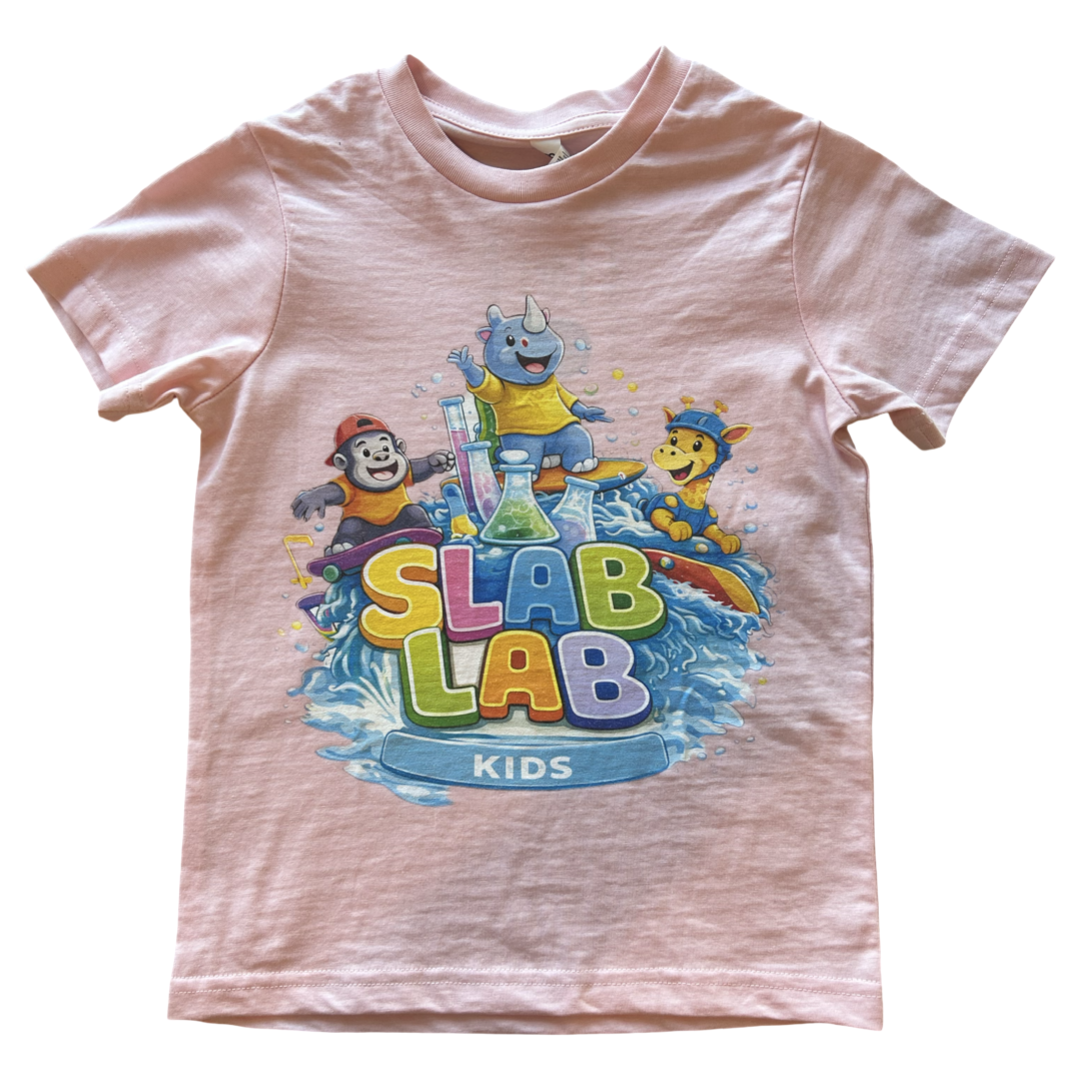 Pink Kids Graphic Tee