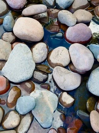 multi colored stones