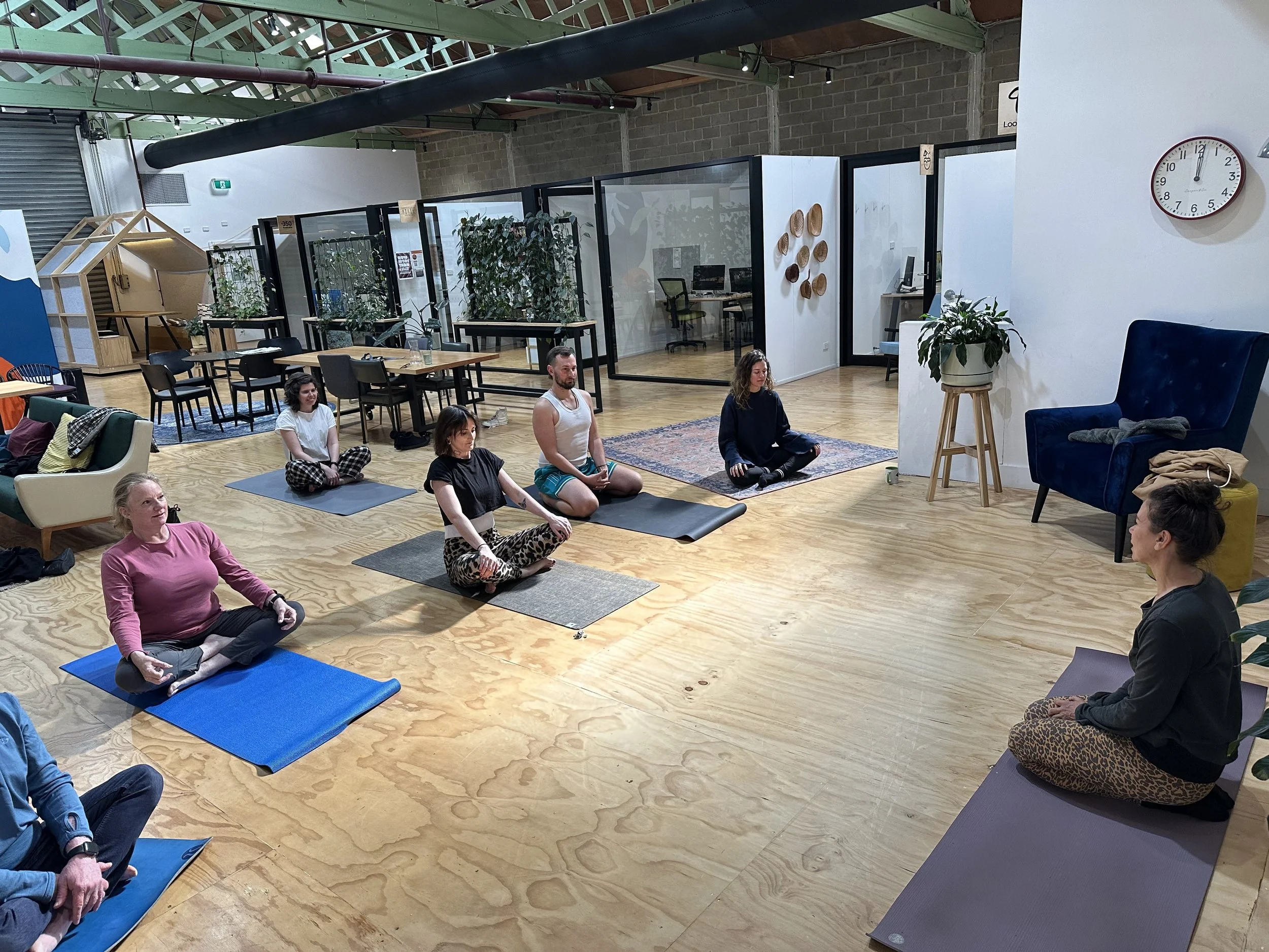 Local yoga in Brunswick, Melbourne