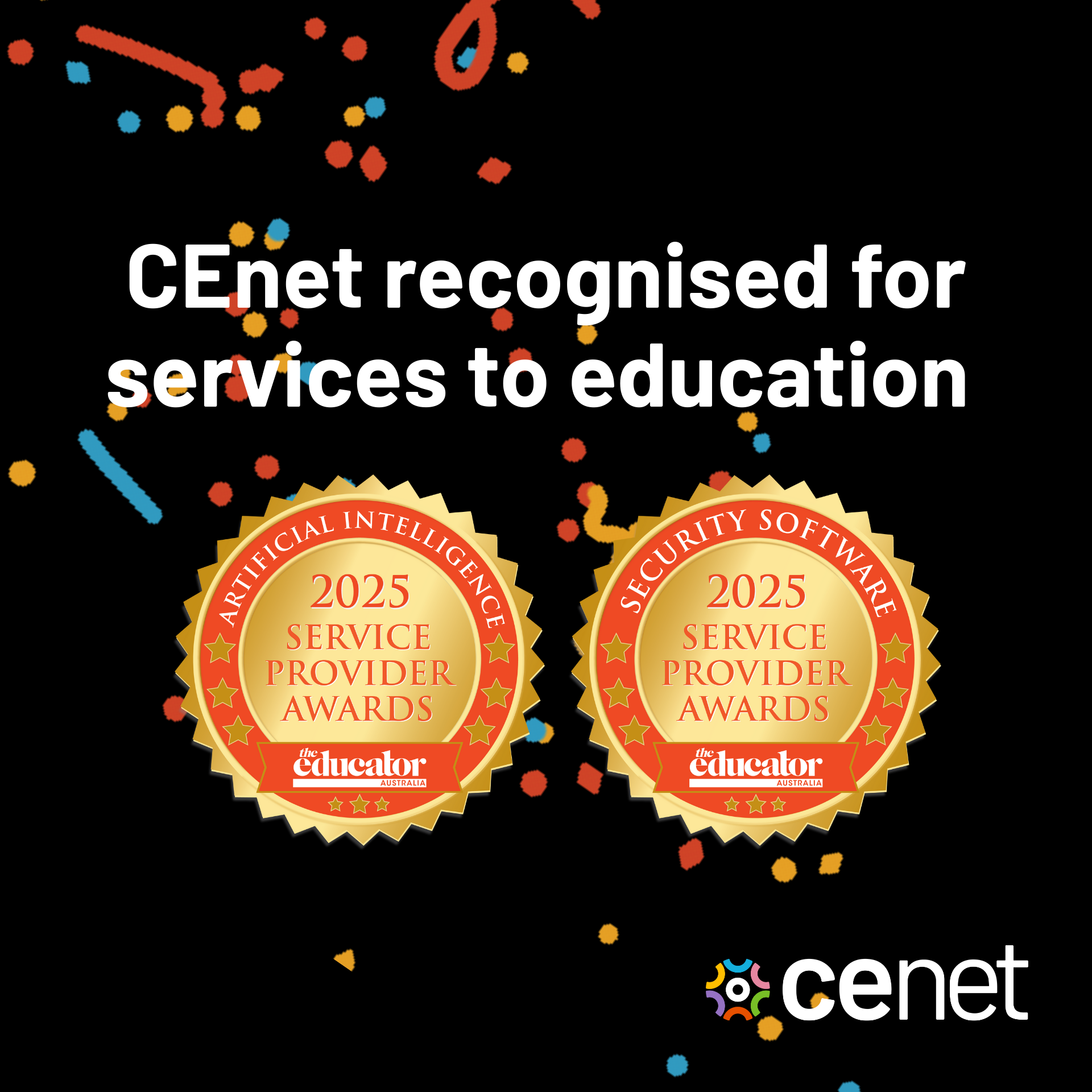 CEnet celebrates two awards!