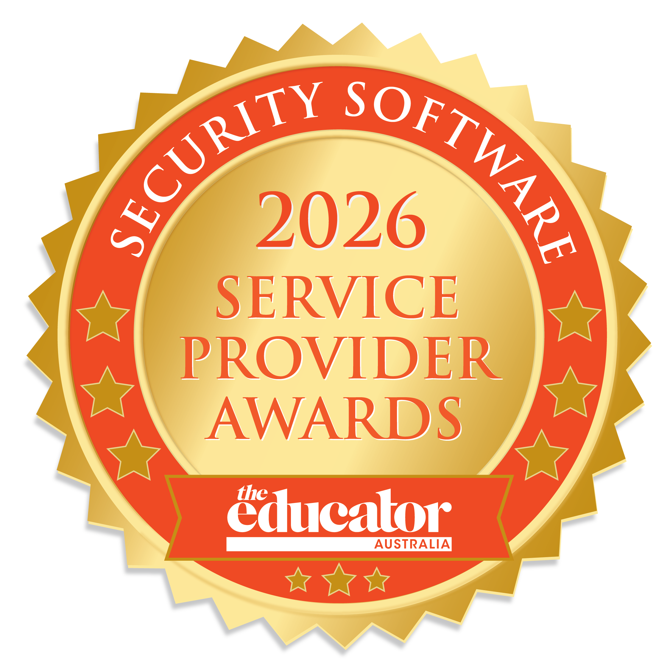 Award Badge for Security Software