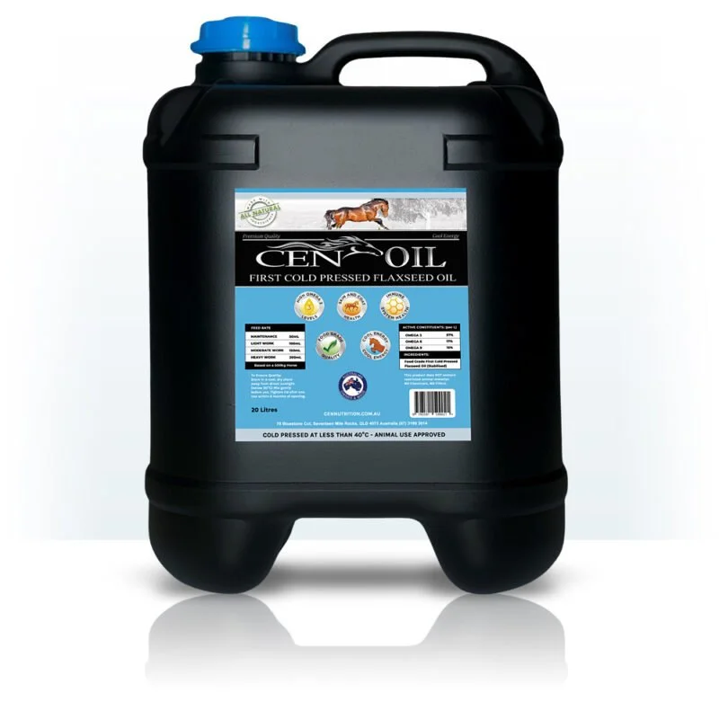 CEN Oil - First Cold Pressed Flaxseed Oil For Horses