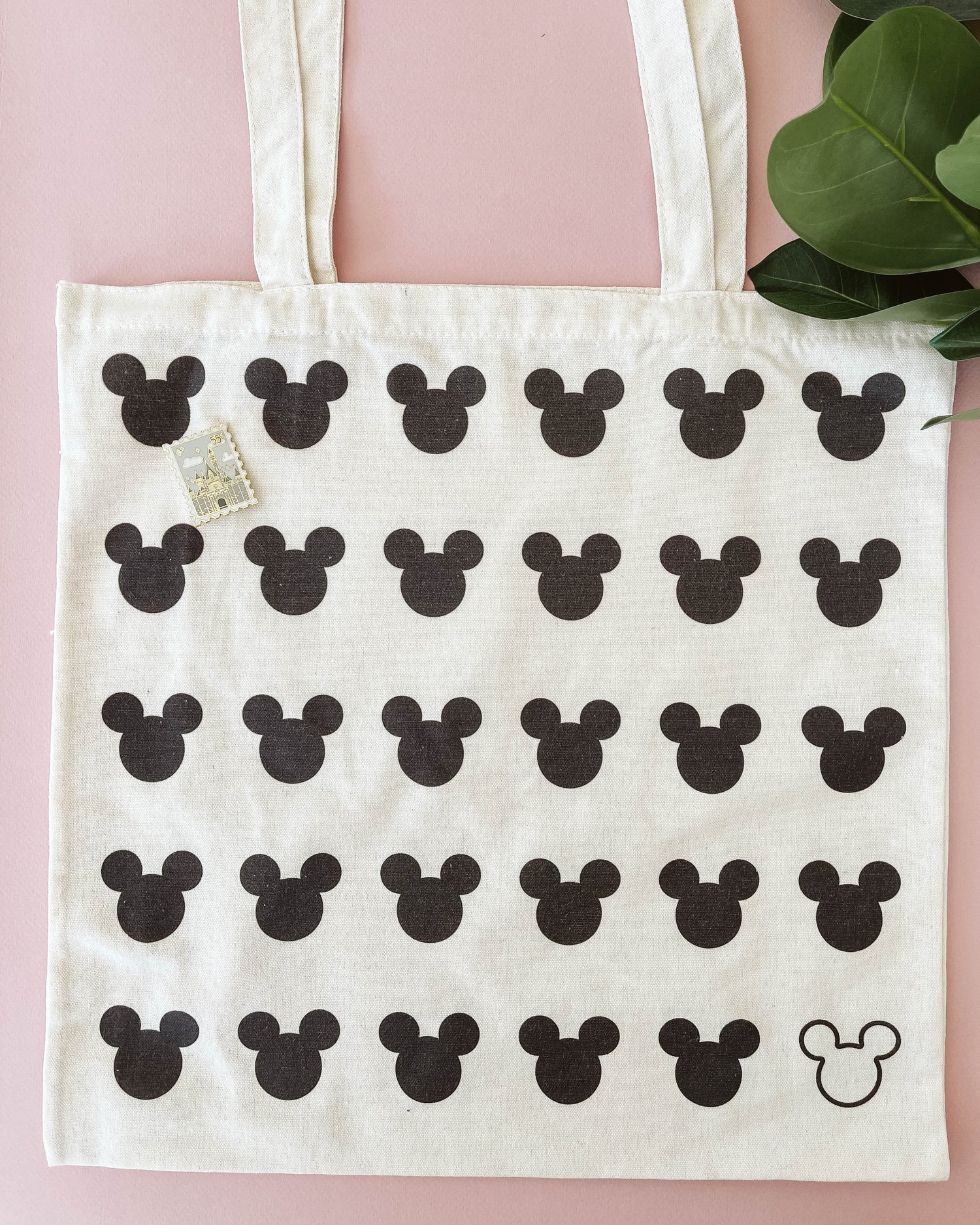 Checkerboard Mickey Distressed Double Sided Tote Bag — Kirsten Judkins