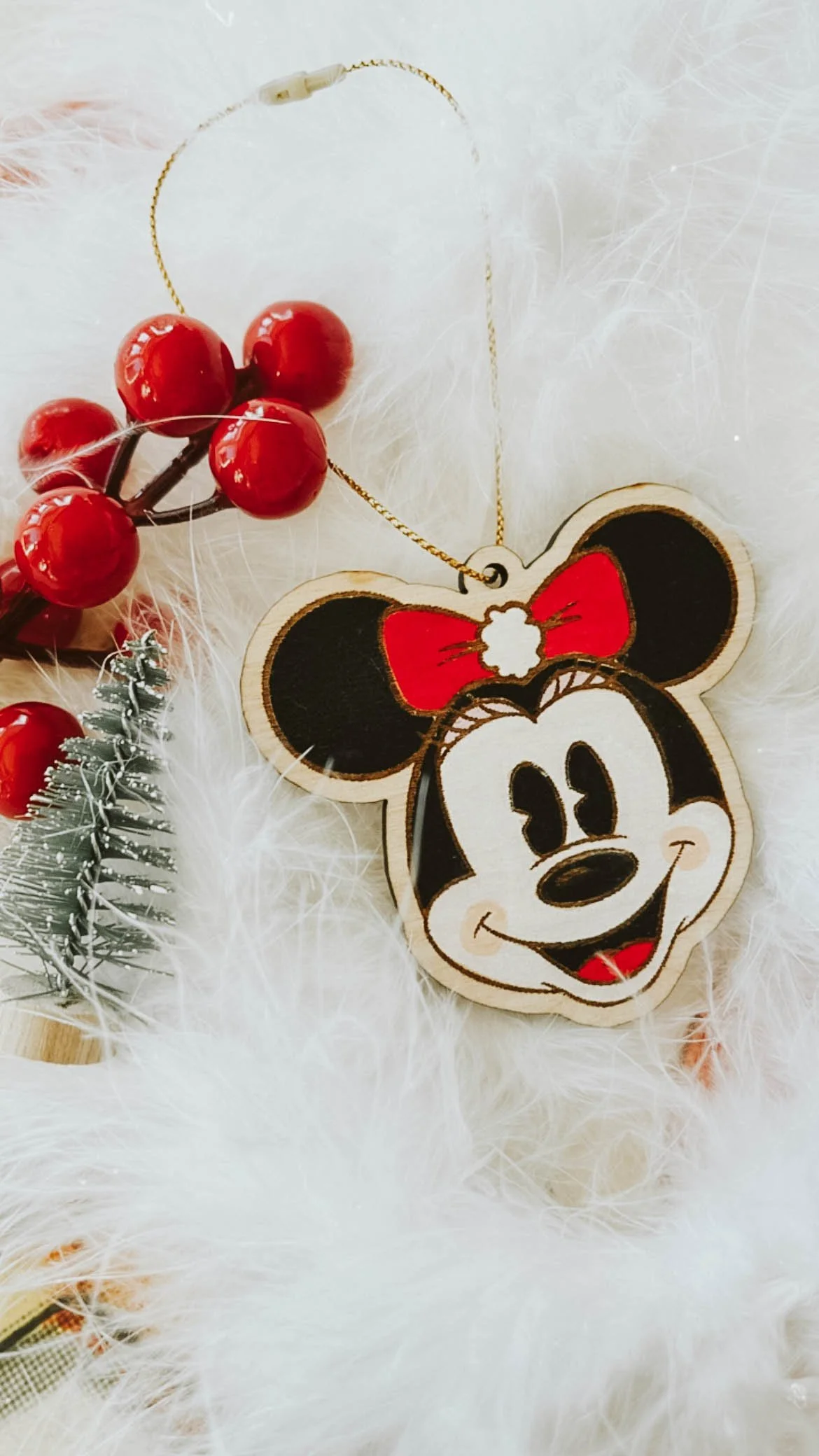 Christmas Minnie Ornament