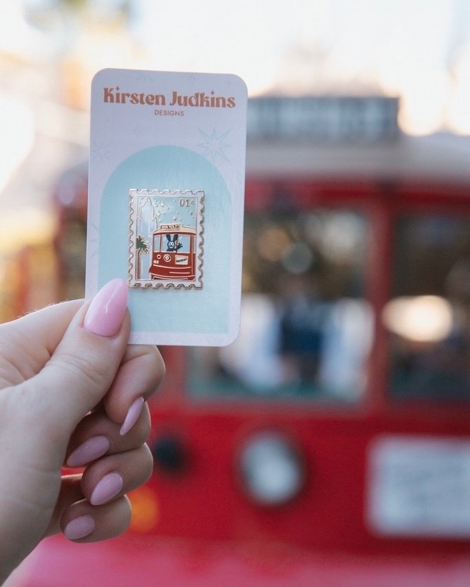 A suitcase and a dream 🧳✨ The stamp collection has traveled over to California Adventure being included in the collection! What else should be added to the collection?