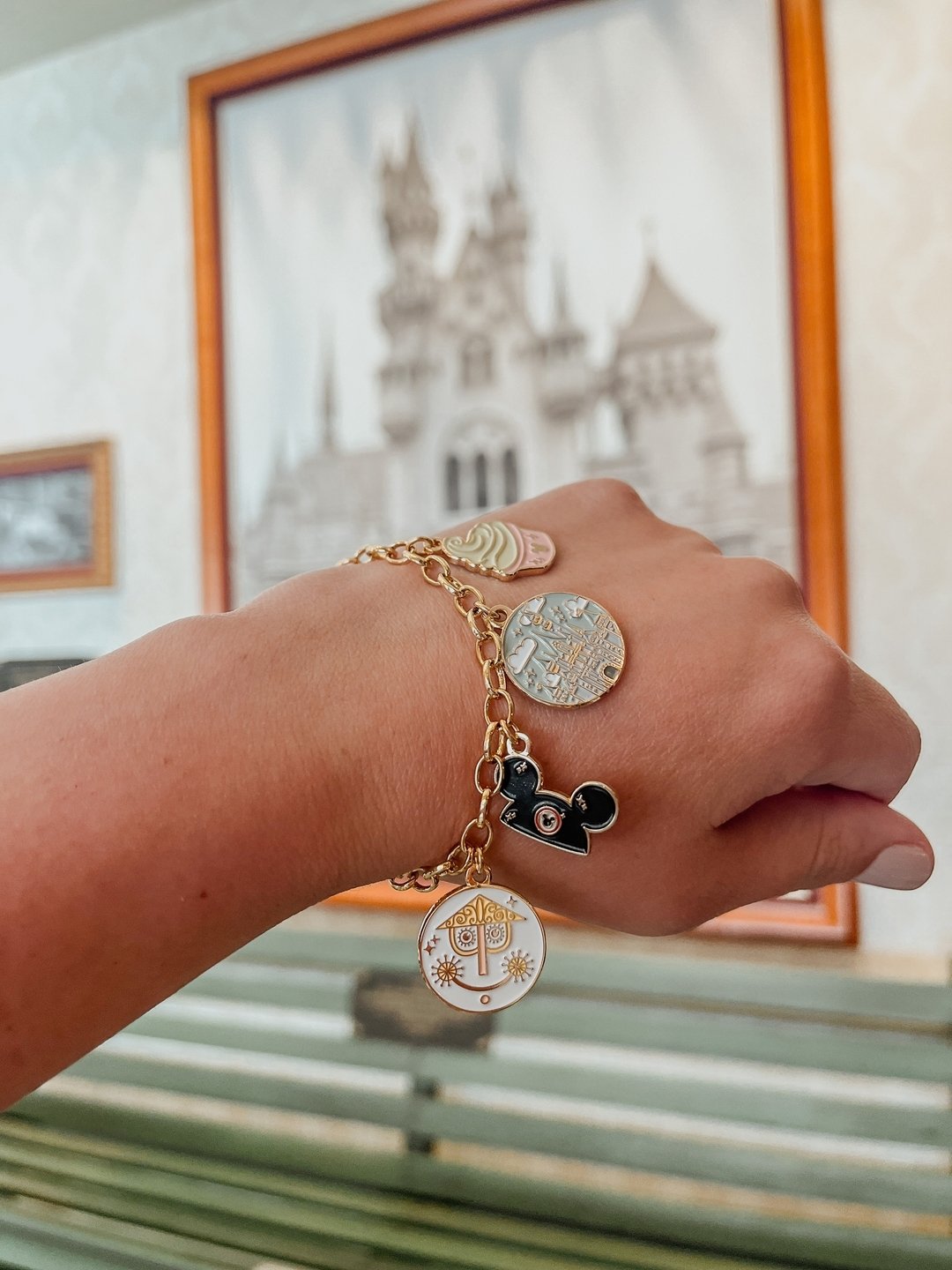 Charm bracelets were the biggest deal when I was a kid and I always loved the bit of personality that came through in the charms each person chose. I love that now I get to create that but a Disney parks version! Choose your own charms to create the 