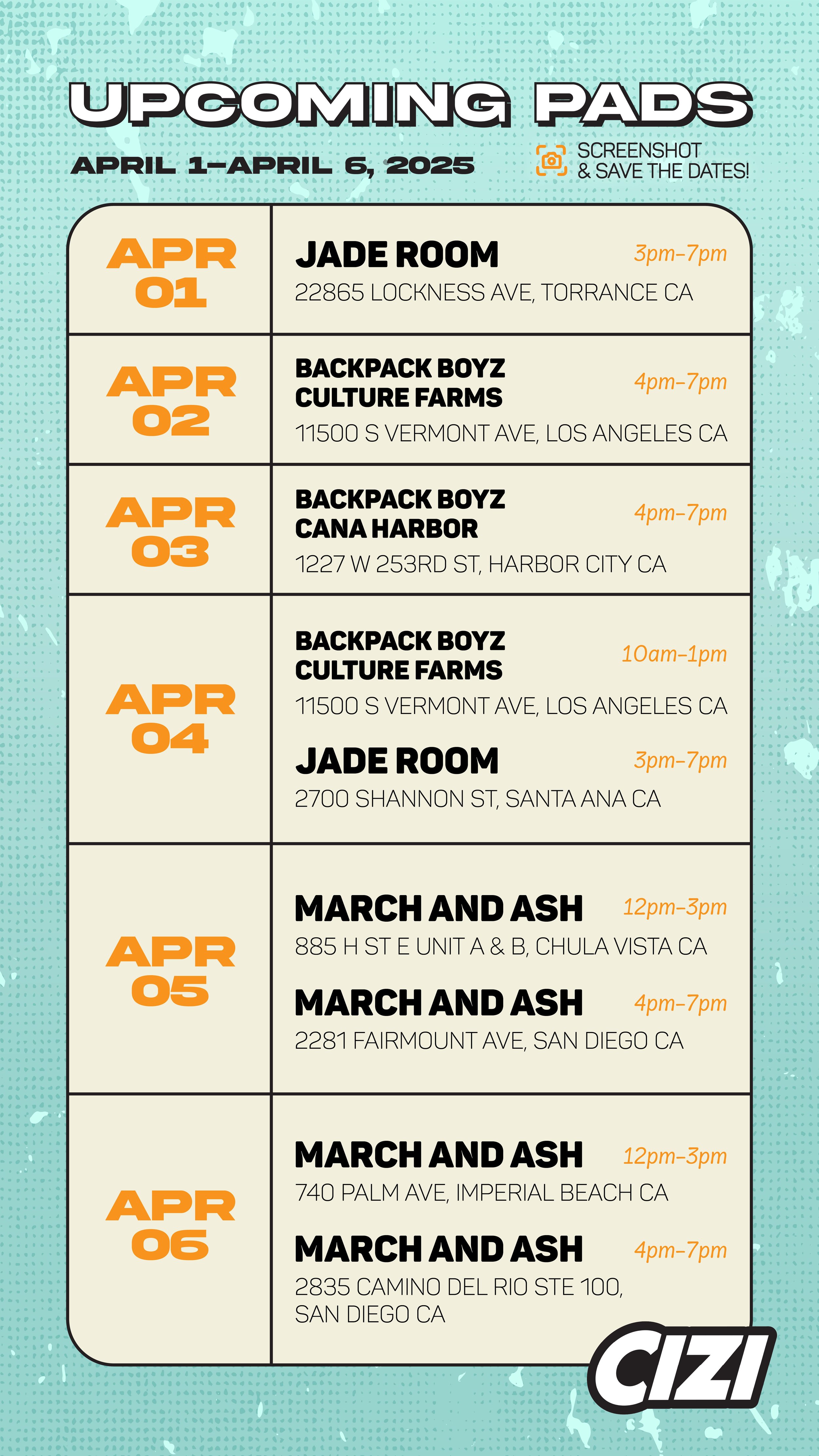 PAD Schedule April 1-6, 2025.jpg