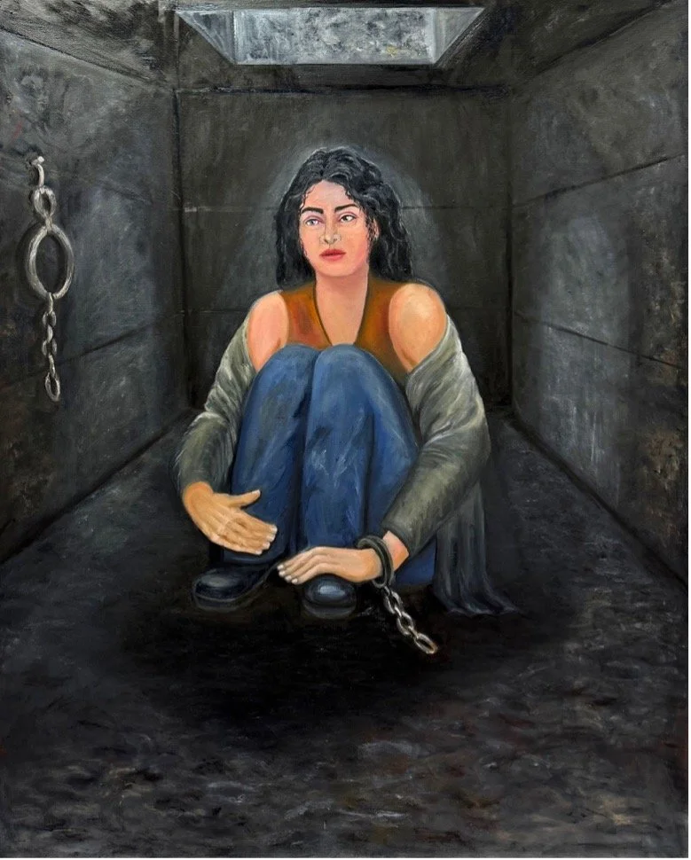 “When the mind won’t let go”
2025
Oil on canvas
122cm x 152cm