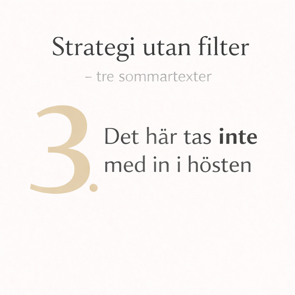 5 arbetssätt att förändra efter semestern – för tydligare kommunikation och bättre fokus