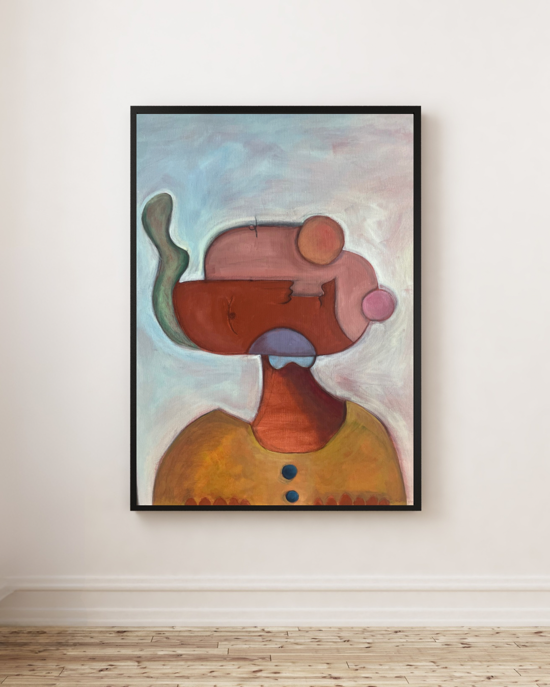 'Samuelle' 2025 |
70x90cm |
Acrylic and charcoal on linen