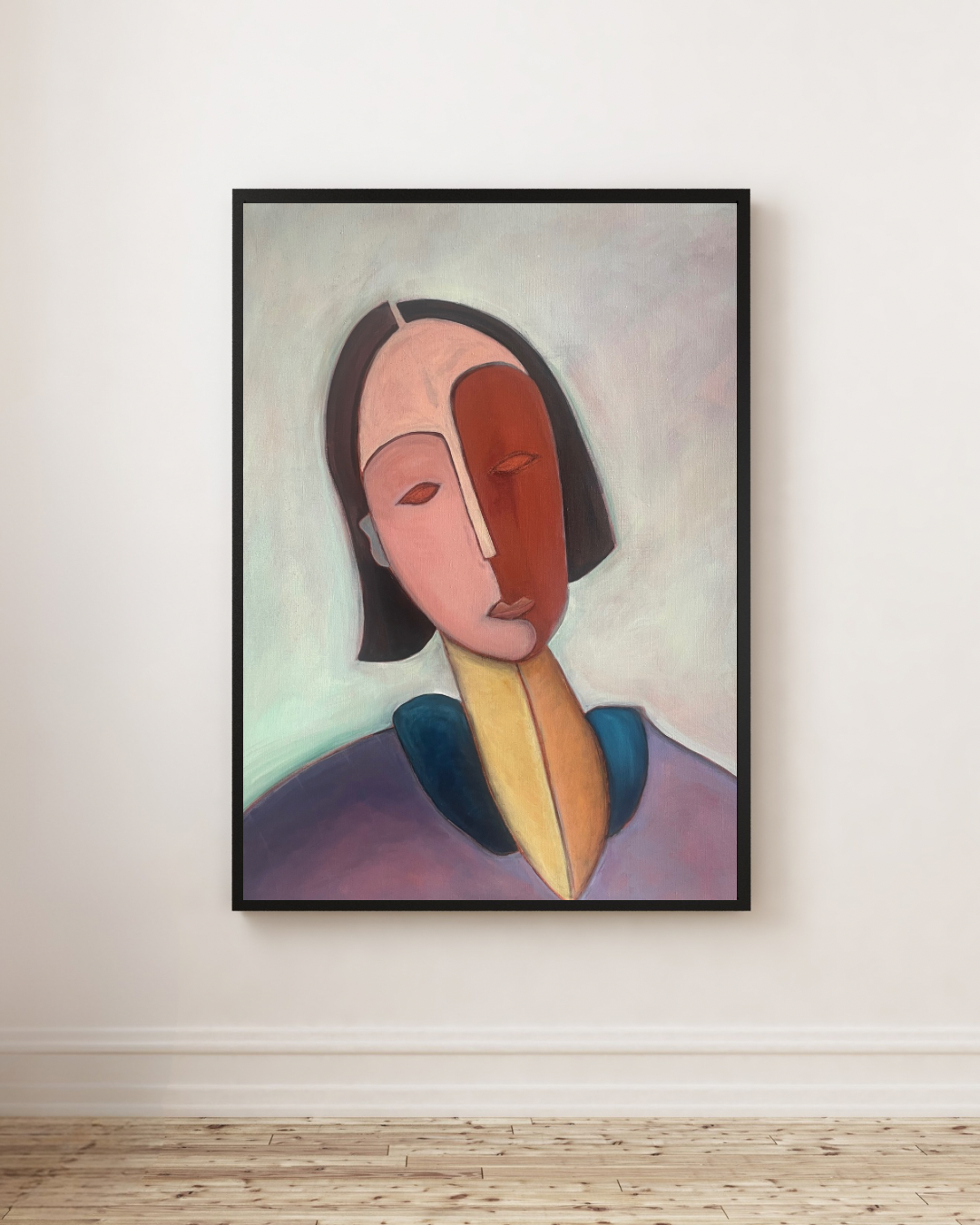 'Antonella' 2025 |
70x90cm |
Acrlylic and charcoal on linen 