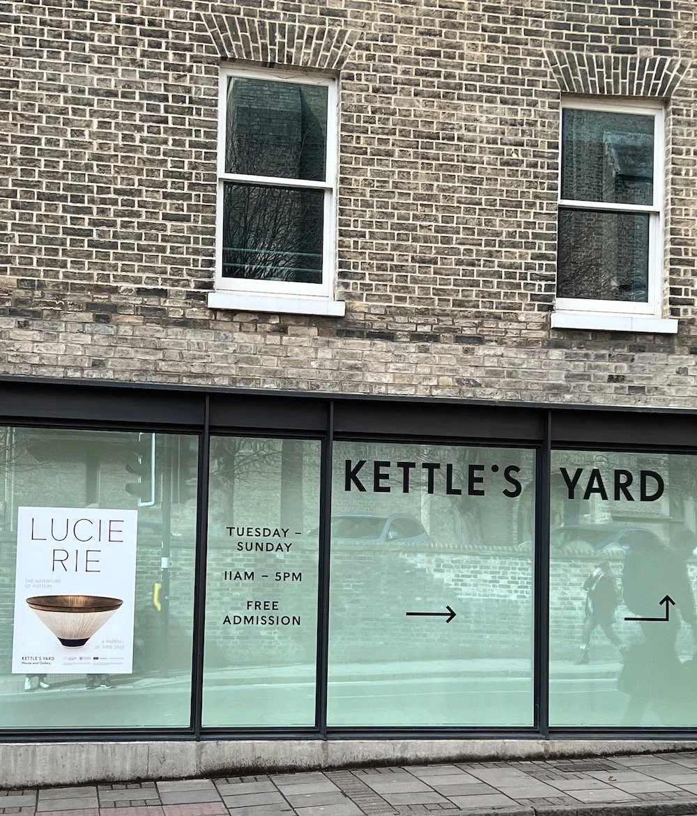 Lucie Rie At Kettle's Yard — Gill Edwards Studio