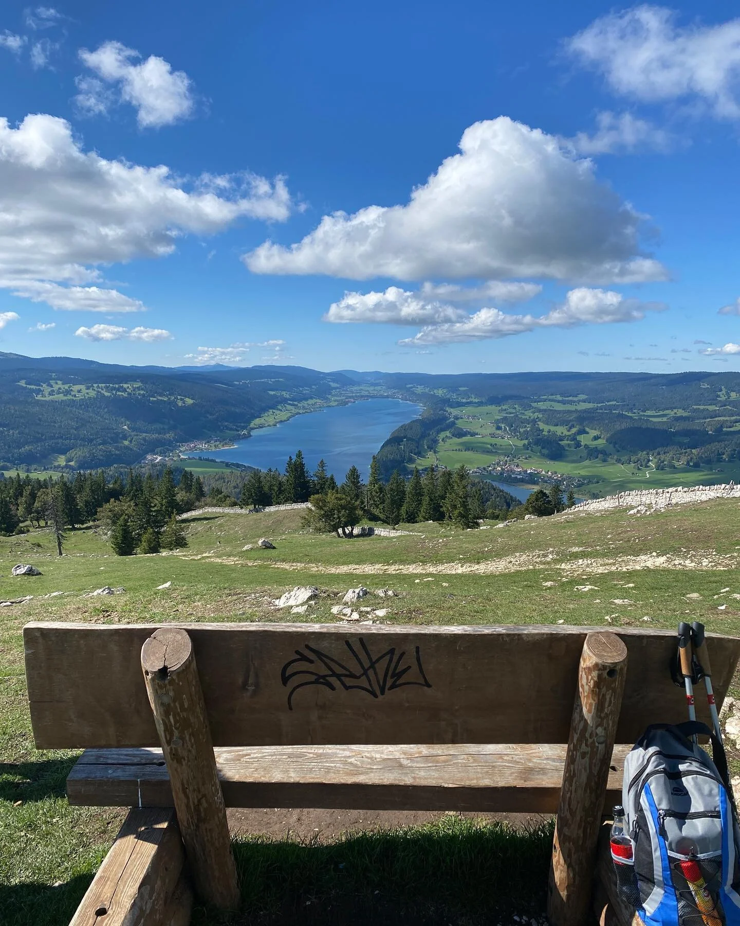 Randonnée avec vue sur le lac de Joux et le lac Leman 🤩