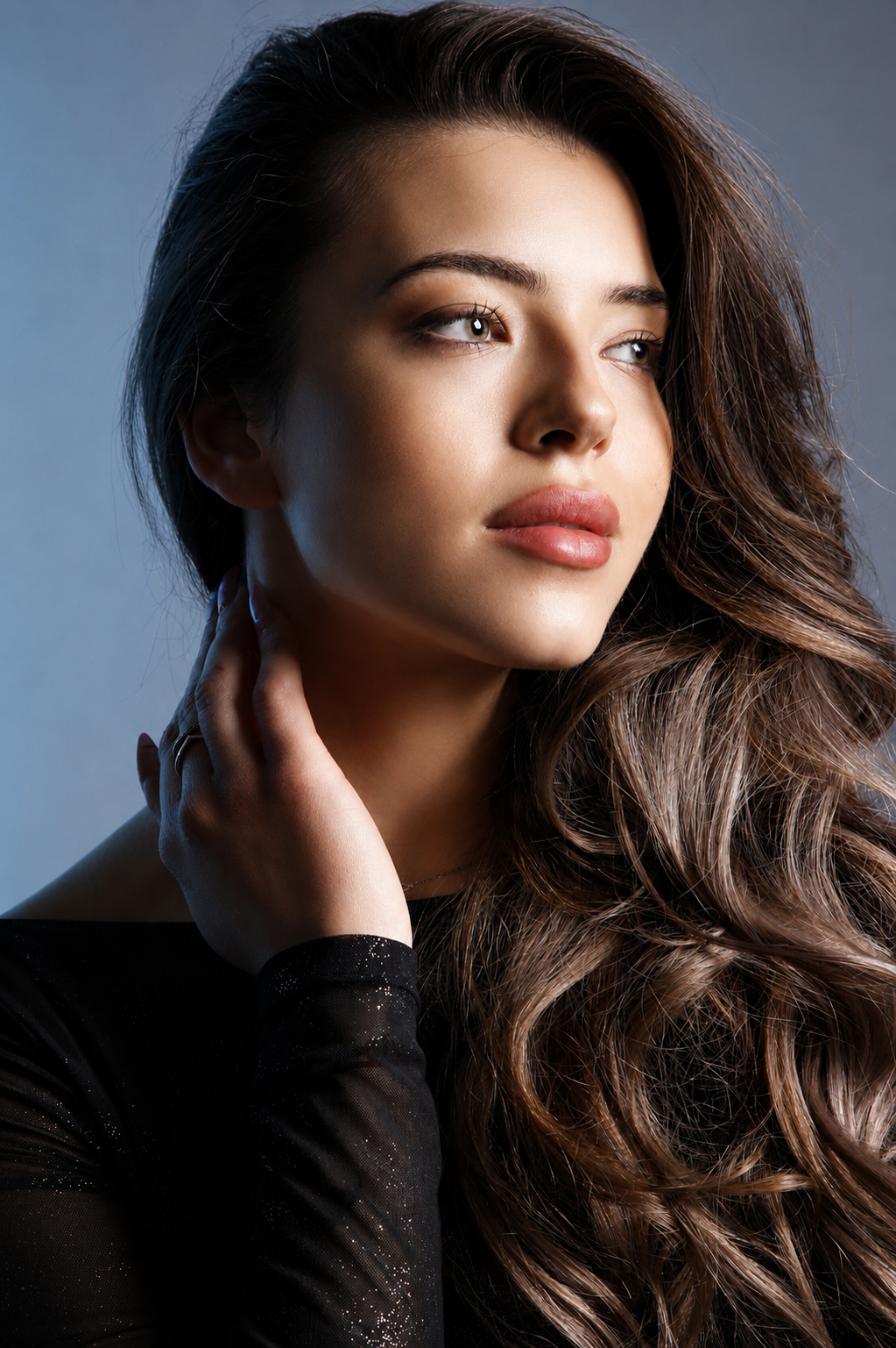 fashion model head shot