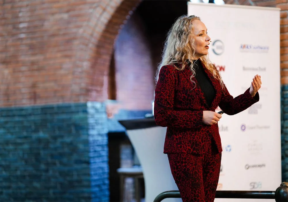 Sabine Uitslag dagvoorzitter en spreker