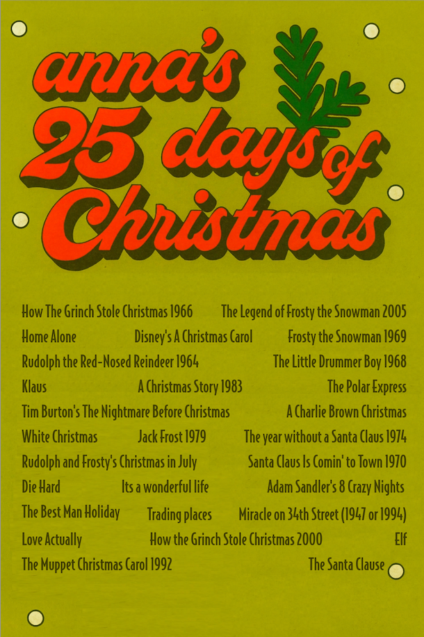 25 Days of Christmas