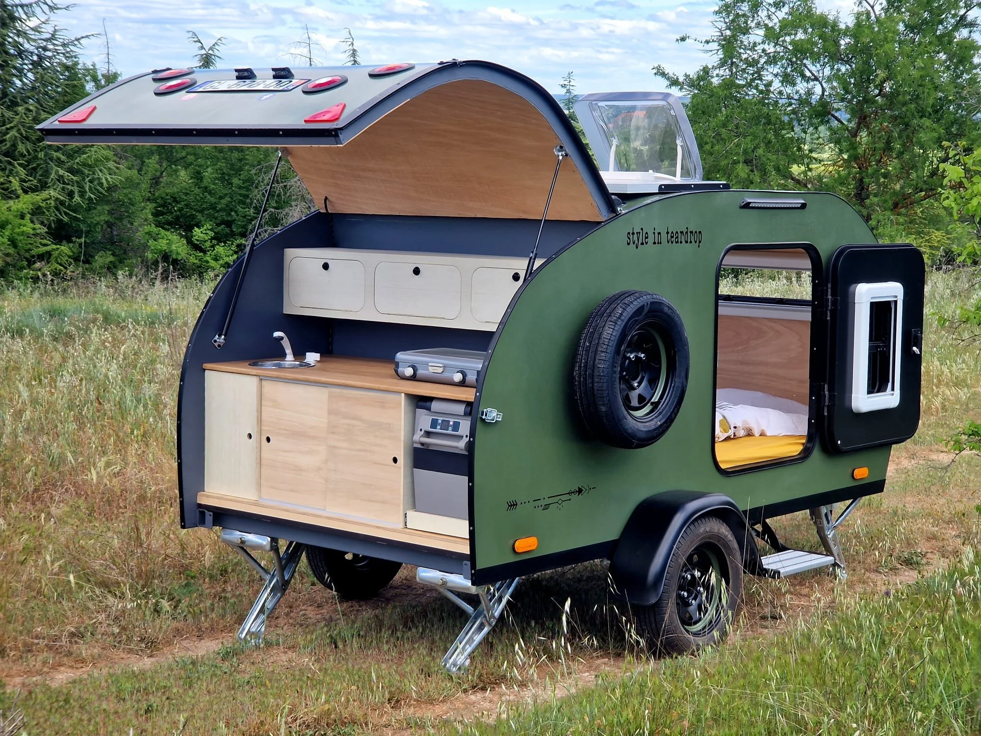 teardrop cuisine équipée