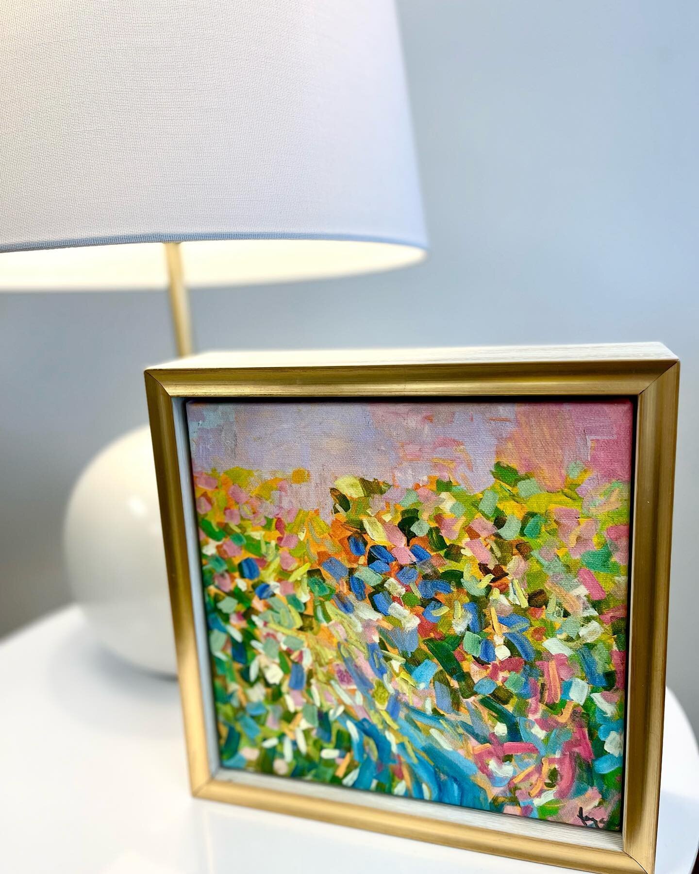 Need to add a pop of color to your room? Our new canvas small arts are so fun! They have a box frame so you can place them on a shelf or table or hang them on the wall. 

Several of the prints are a collection so you can group them together. Or just 