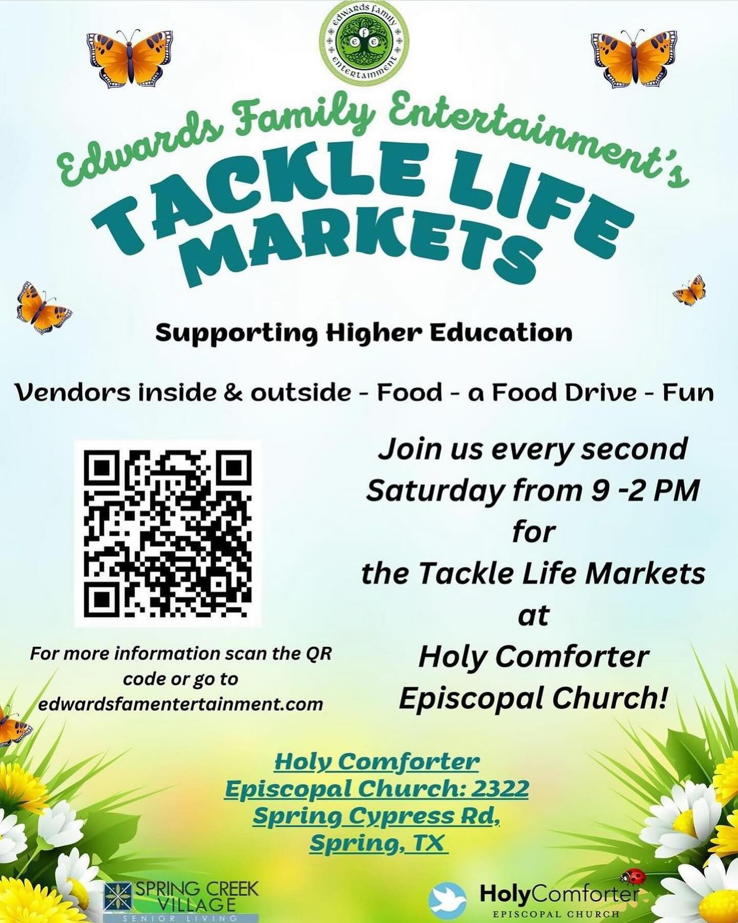 Join @tacklelifeministries THIS Saturday, April 13th!