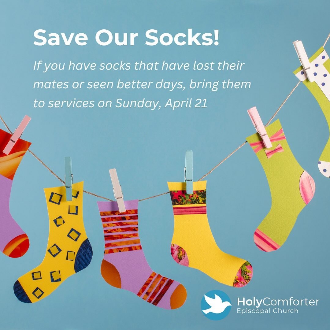 Smartwool sock brand sponsors a recycling program, the &ldquo;Second Cut Project&rdquo; that turns old socks into new textiles. Holy Comforter would like to contribute in honor of Earth Day on April 22. If you have socks that have lost their mates or