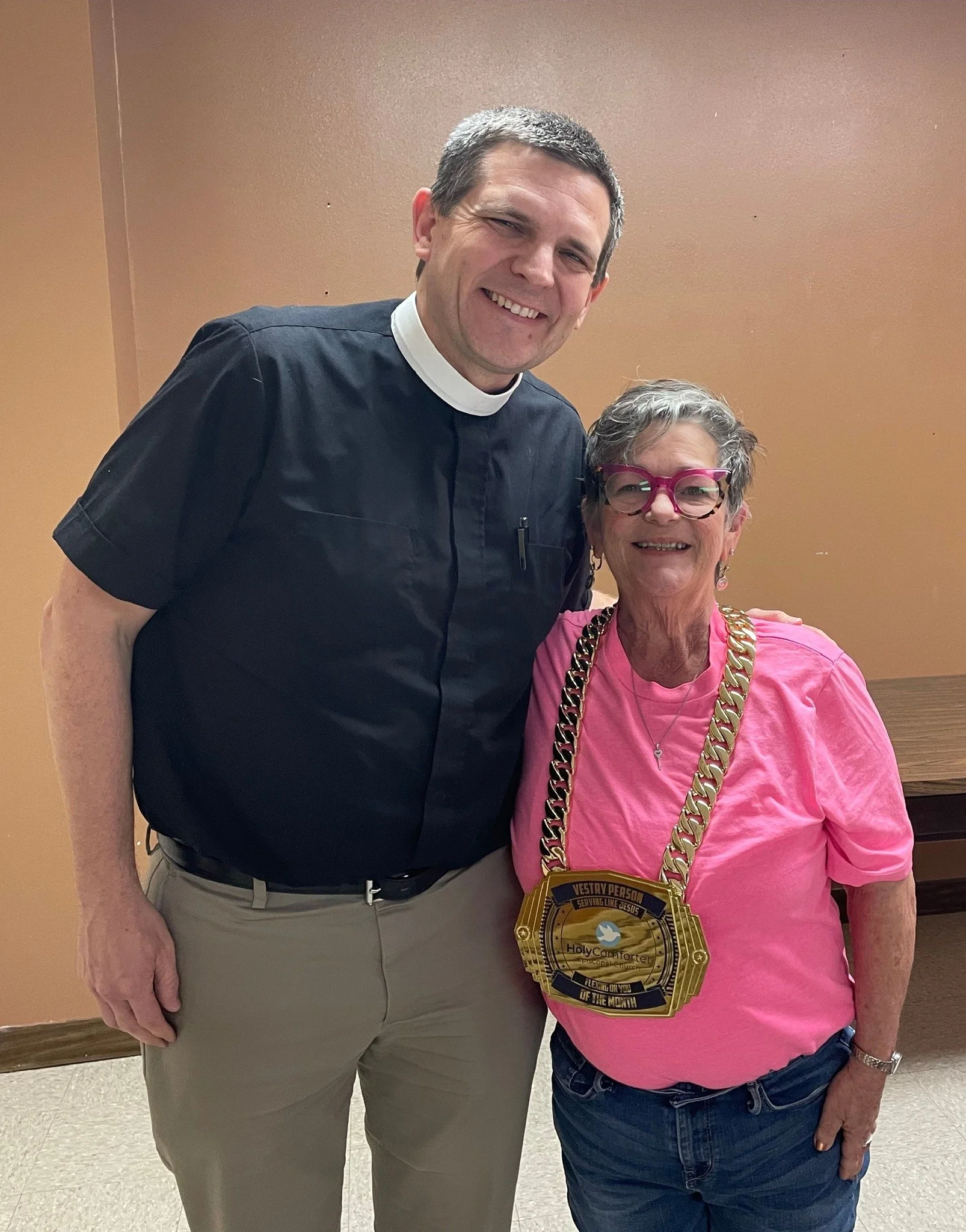 We give thanks to God for Beck Palmer's service to Holy Comforter and recognize her as the Vestry Person of the Month. On Easter Sunday, many people enjoyed flowering the cross due to her work and efforts. Give her a high five when you see her!