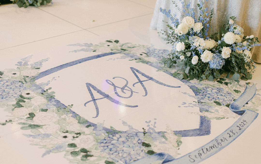 Woven Blooms_Indianapolis florist_floor decal detail.png