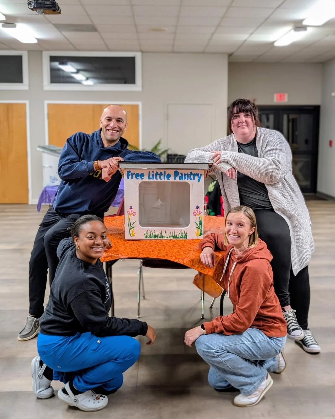 Help us stock our community pantries! 🥪🍏

Last night our Cobb County StoryGroup put the finishing touches on two of our four Little Free Pantries.

This Sunday we are hosting a food drive, so these pantries are fully stocked when we install them ne