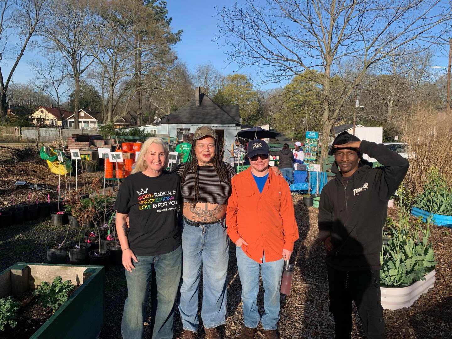 Shout out to our Green Team! 🌳🌳This morning the Collective partnered with Georgia Interfaith Power and Light and the @foodwellalliance to support a tree-planting event in the Historic Westside Gardens Neighborhood. These trees will help build a tre