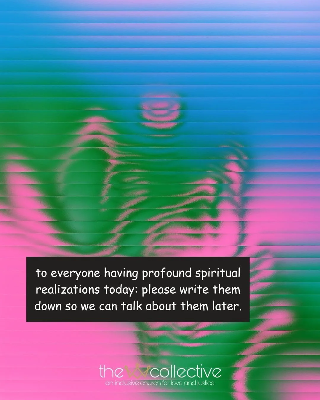 Happy Monday! We love a profound realization, but we also really love a 3-hour nap. Whatever your deep thoughts are today (and seriously, write them down!), know that you&rsquo;re welcome here for connection without pressure. &hearts;️