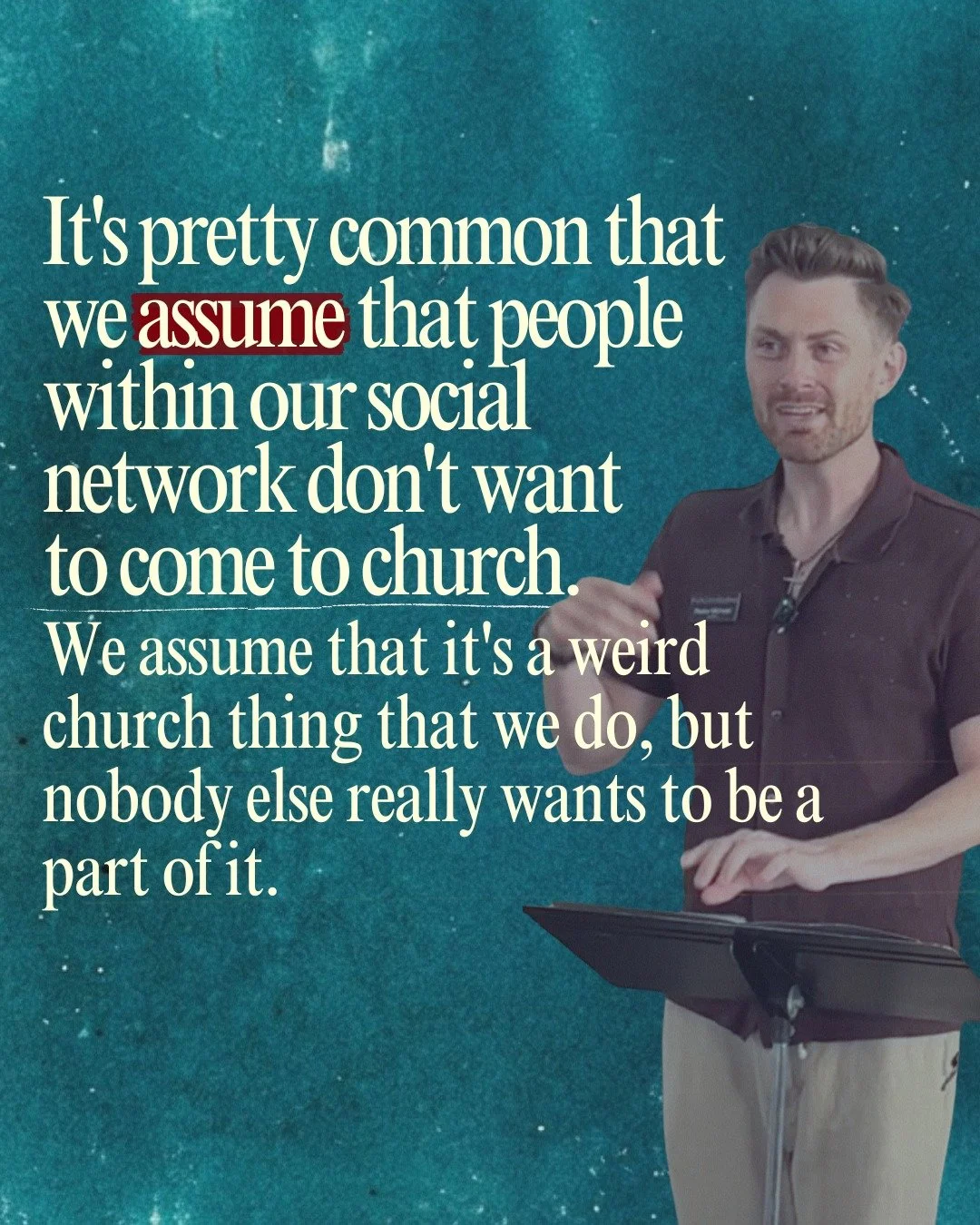 It&rsquo;s so easy to let our insecurities get in the way. We convince ourselves that inviting our friends, co-workers, or neighbors to church will just make things awkward. We assume they aren't interested, or that they'll judge us for asking.

But 