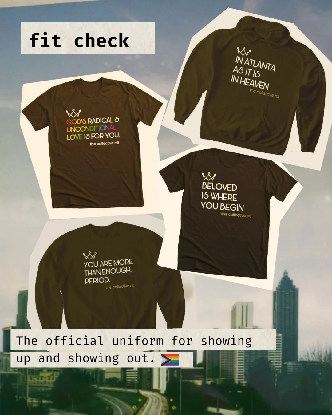 Pride fits: sorted. 
Order yours now so it arrives in time for Pride. Merch store link in bio.