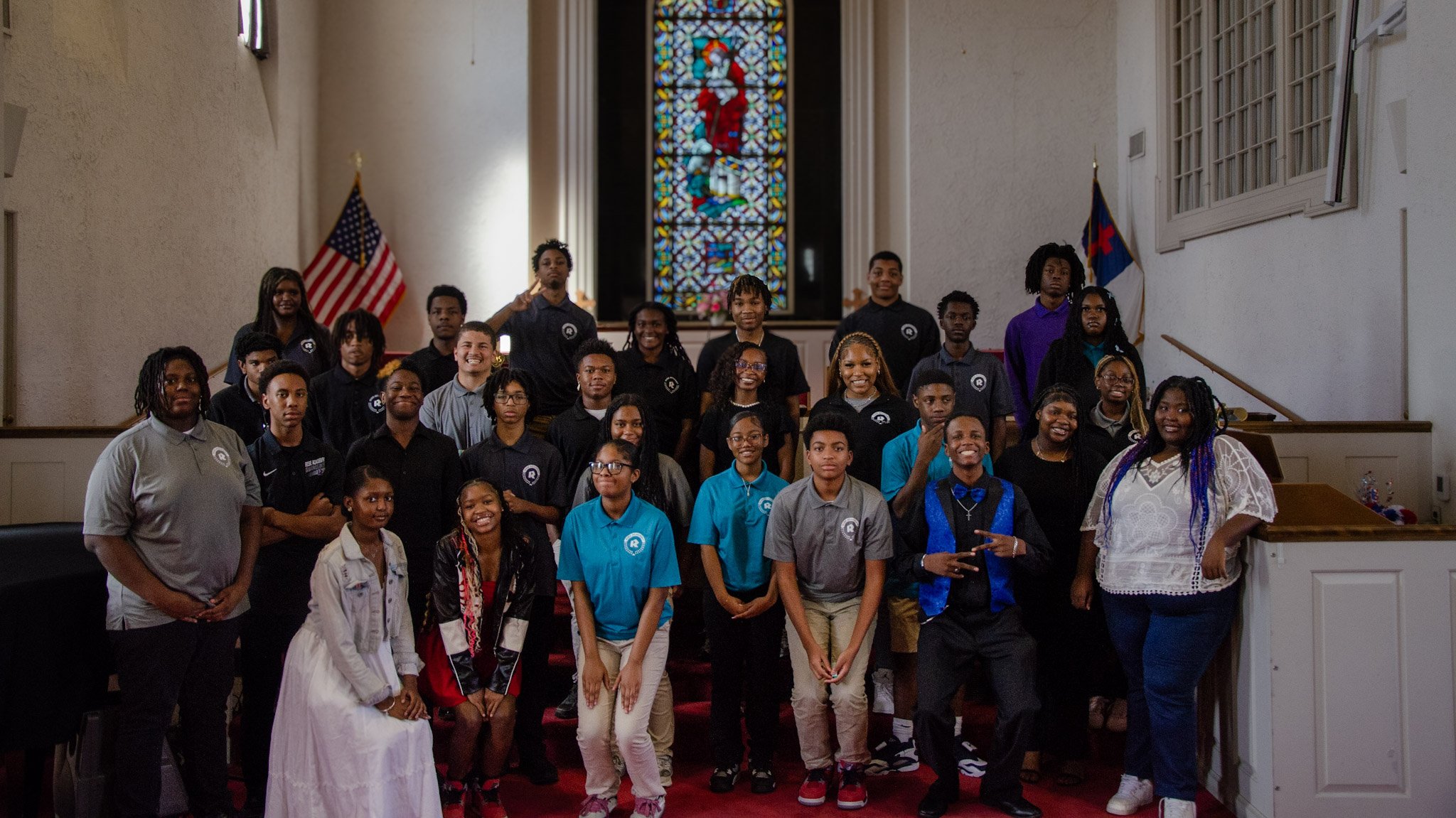 A group of 25 high school students