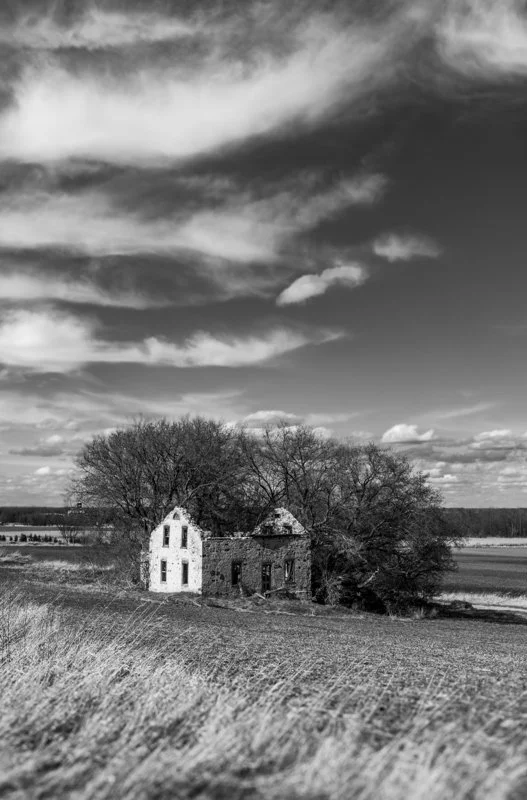 ©Linnea Matthiesen "Abandon Stone Farmhouse" Honorable Mention Monochrome