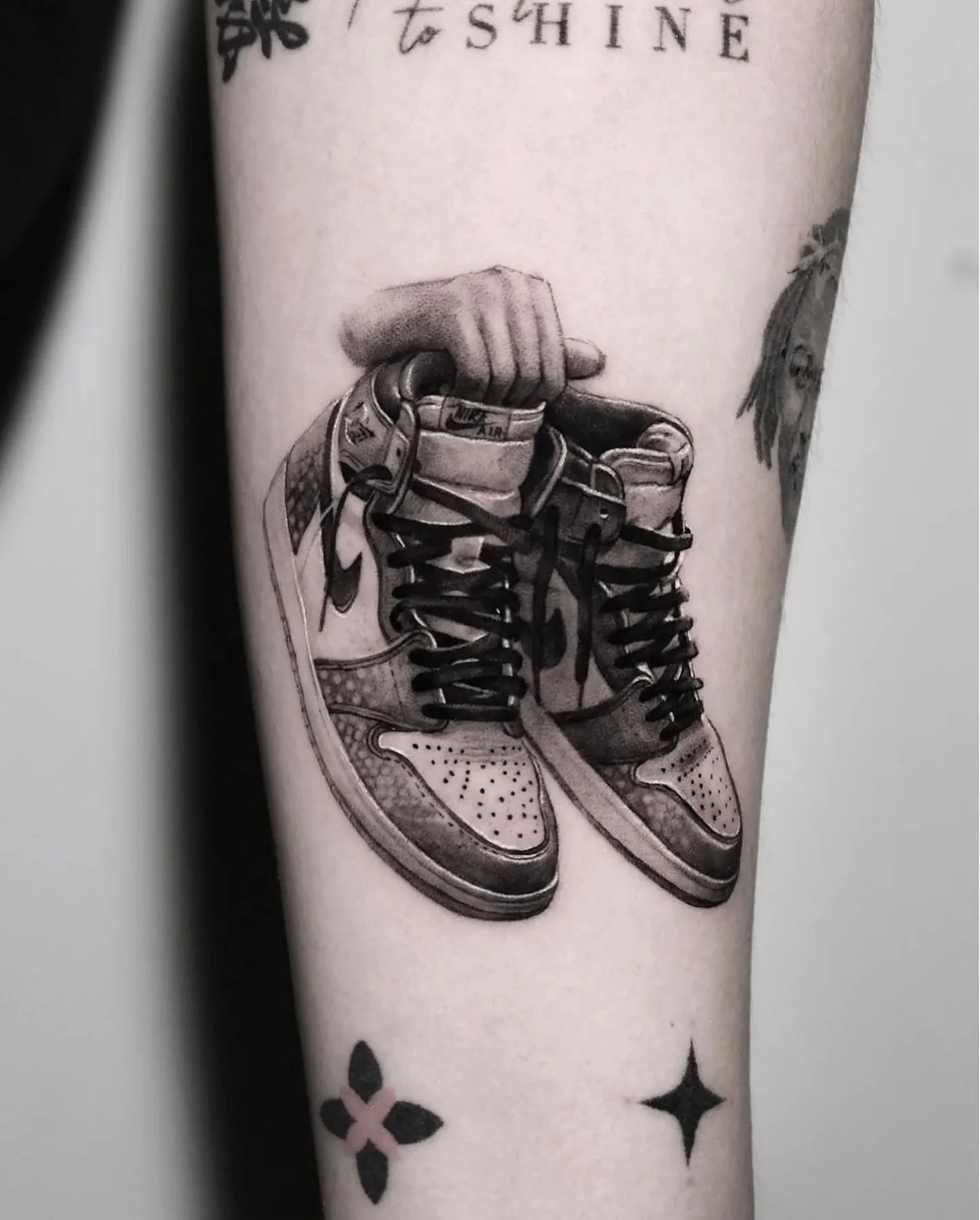 Air Jordan 1 - Chicago 
By Resident Artist @kwontattoos !

Bookings &amp; Inquiries:
📧 info@sjtattoostudio.com