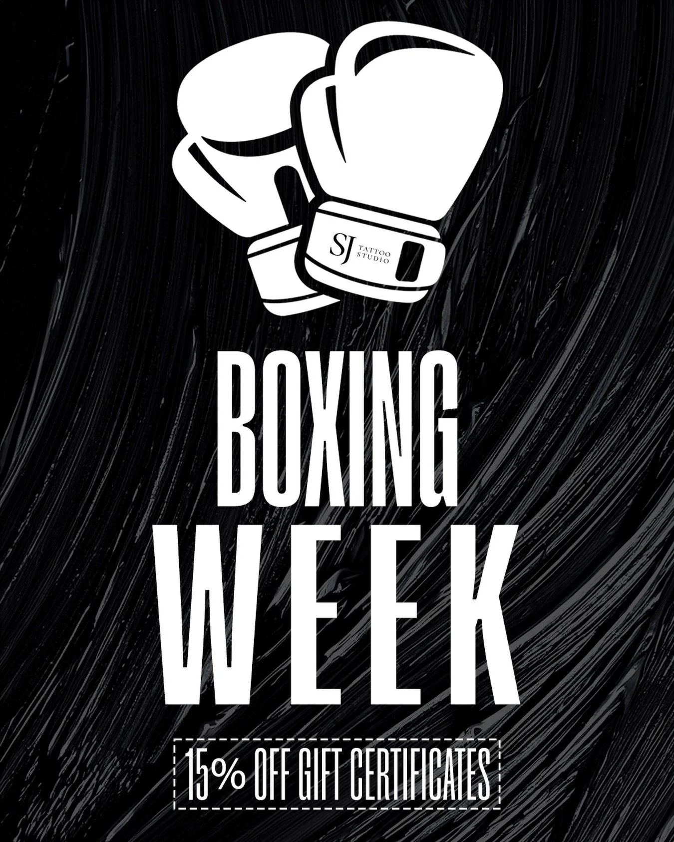 Boxing Week hits different. 🥊 
15% off gift certificates now through December 30th!