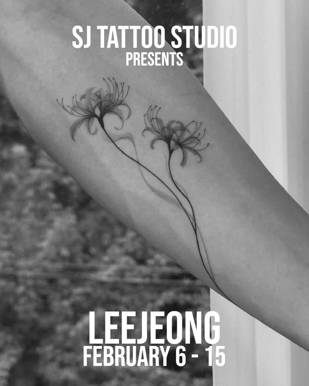 Kicking off the year with our first Guest Artist! @leejeong_tt will be with us in studio from Feb 6-15. 

Bookings &amp; inquiries via: @leejeong_tt DM
Don&rsquo;t miss out!