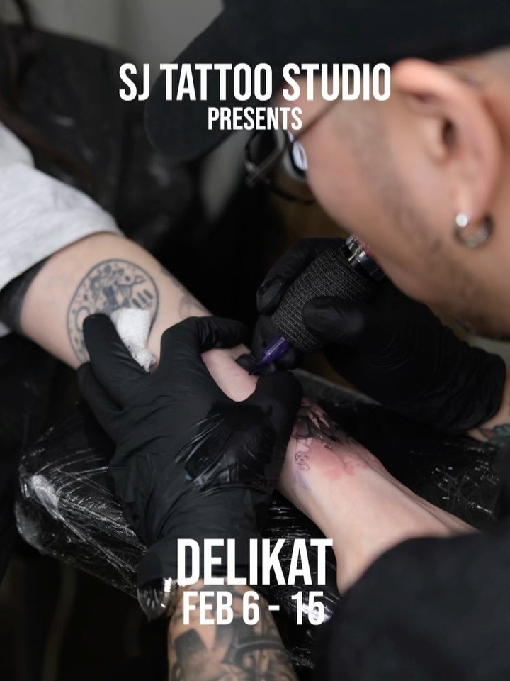Back for ROUND 2! @delikat_ink returns in studio Feb 6-15. Don't miss this! 🥊 

Bookings: Link in @delikat_ink bio!