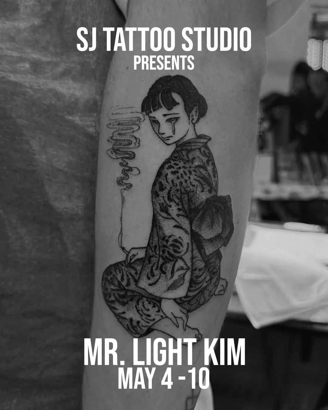 Guest Artist @mr.light_kim will be here in May! Don&rsquo;t miss this!📥 DM him directly for bookings.