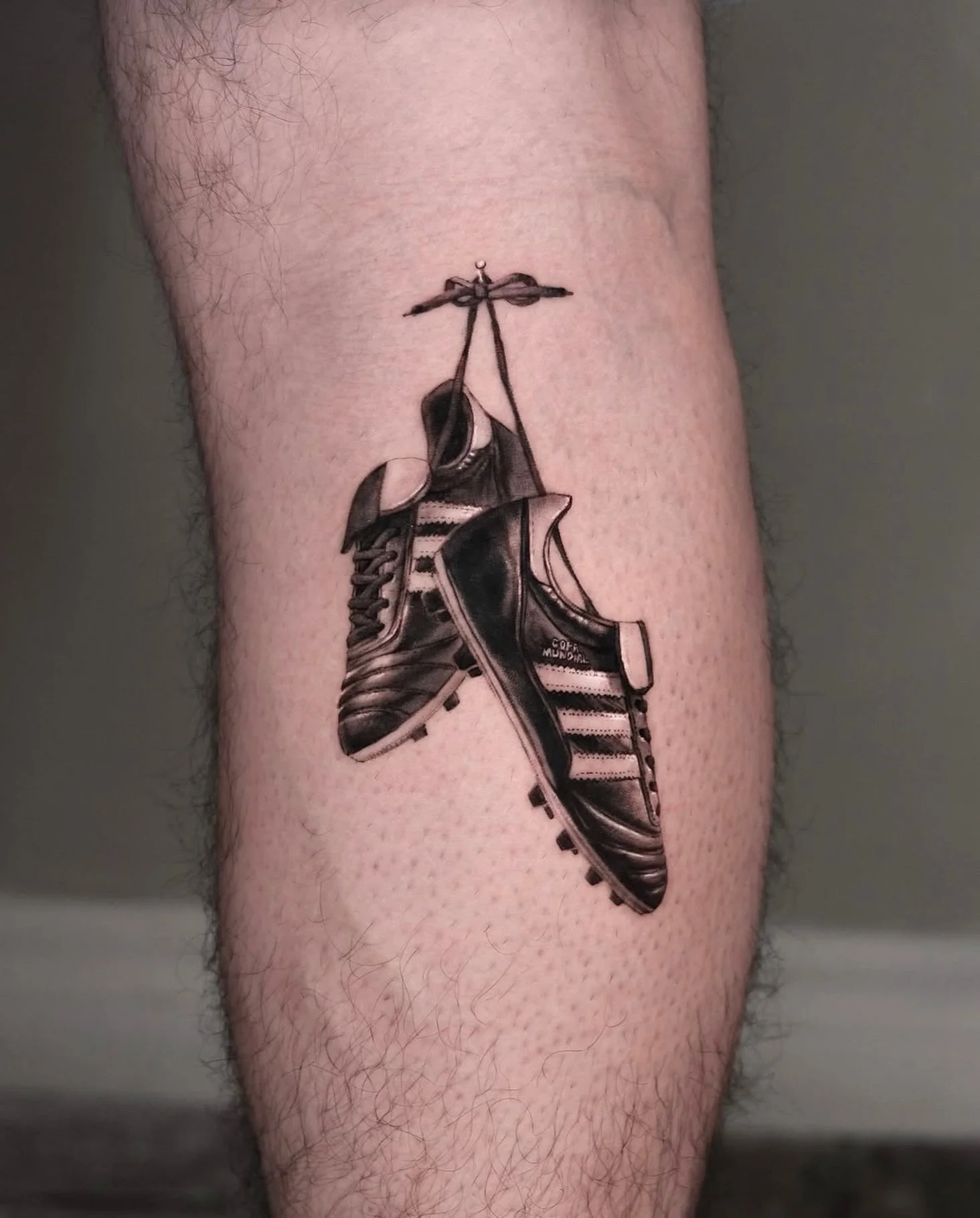 From the pitch to the skin. Copa Mundial. Who you got this World Cup? 🏆 ⚽️ 
Done by @kwontattoos !