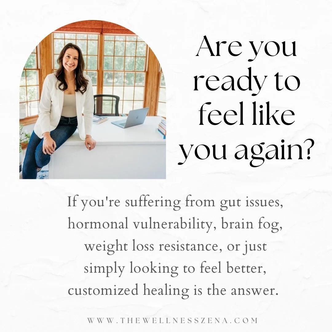 New year, new you? Nope. 

Same you, but taking control of your health so you can live your very best life? Absolutely, yes! 

If you're ready to tackle your symptoms OR looking to get ahead of dis-ease (prevention is key!) let's get your free discov