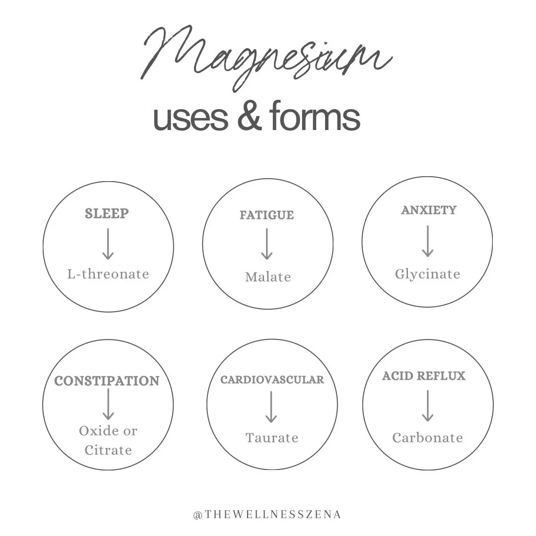 Low energy? Tight muscles? Can&rsquo;t sleep?

If you&rsquo;re tired but wired, bloated, crampy, or stressed&hellip;

Magnesium might be the missing piece 🧩
One mineral that's often overlooked, but supports many systems.  Interested in My favorite f