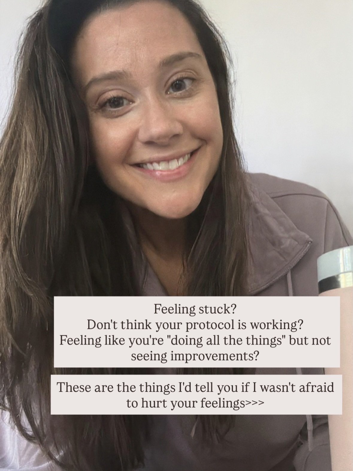 Taking responsibility and doing the work is the only way to level up in your health ✨

One of my favorite quotes is "I can lead you to the water, but I cannot make you drink." 

ditch the excuses. 
Find the right practitioner.
Stay consiste