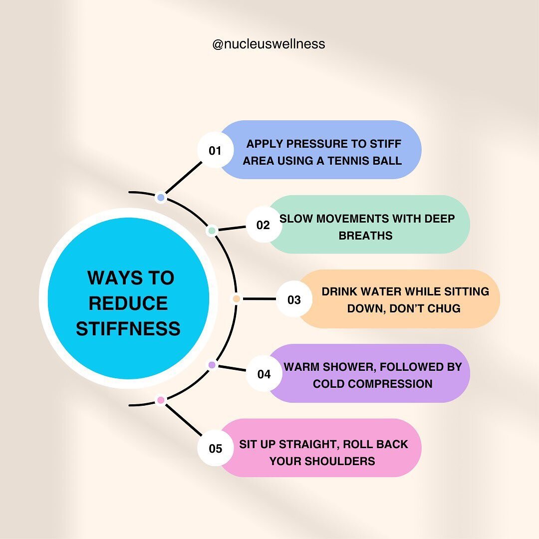 As I tell all clients, there are ways to reduce stiffness when they cannot see me! #musclerecovery #selfcare