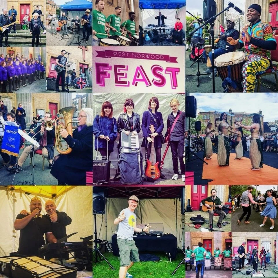 Thank you @wn_feast for including a pic of me in your collage to celebrate 15 years of your amazing, monthly event!

I&rsquo;ve loved playing vinyl only on my 1210&rsquo;s at your events! 
.
.
.
.
🎶☀️🍽️🍺
.
.
.
.
.
#dj #lifeofadj #westnorwood #feas