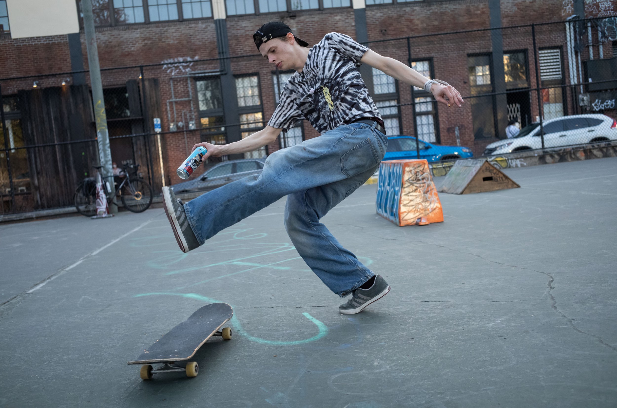  Skateboarding at Cal Anderson Park in Seattle, Washington, USA on May 12, 2023. 