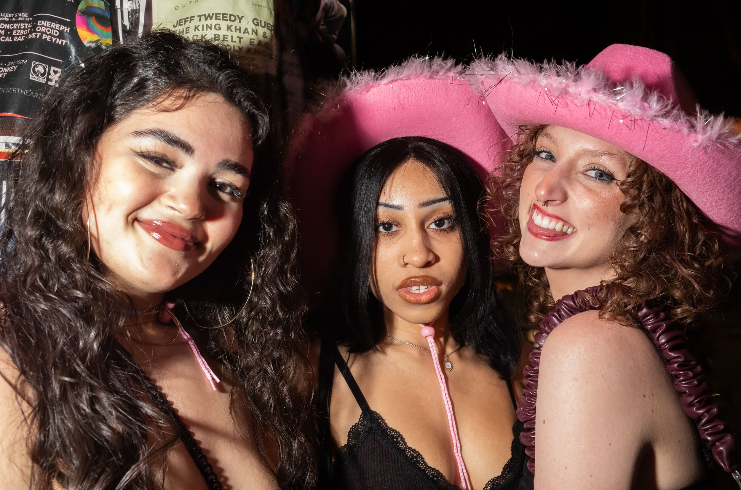  Young women at a bachelorette party pause on Pike Street in Seattle, Washington, USA on the evening of May 20, 2023. 