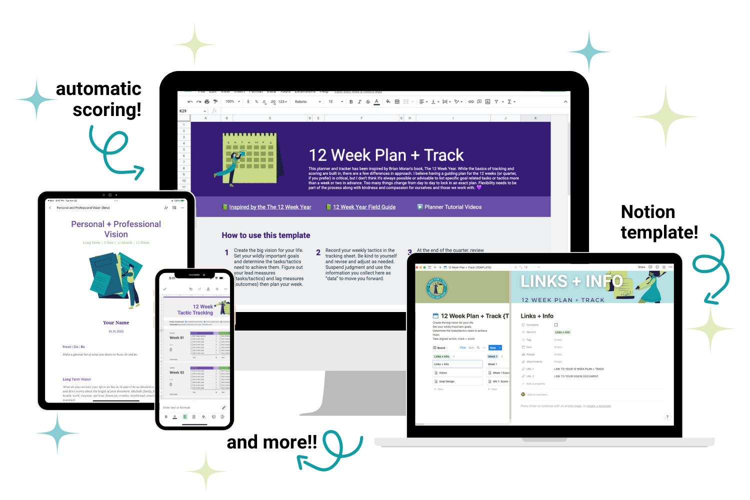 12 Week Plan + Track — Mindful Marks